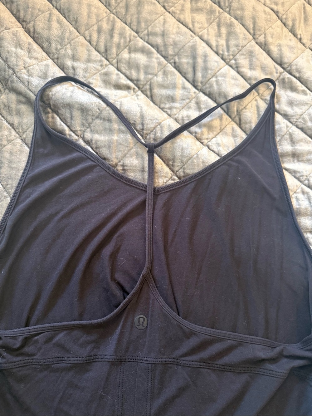 lululemon athletica Black Strappy Sports Bra with T-Back